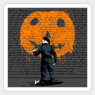 Halloween Graffiti 1978 Magnet